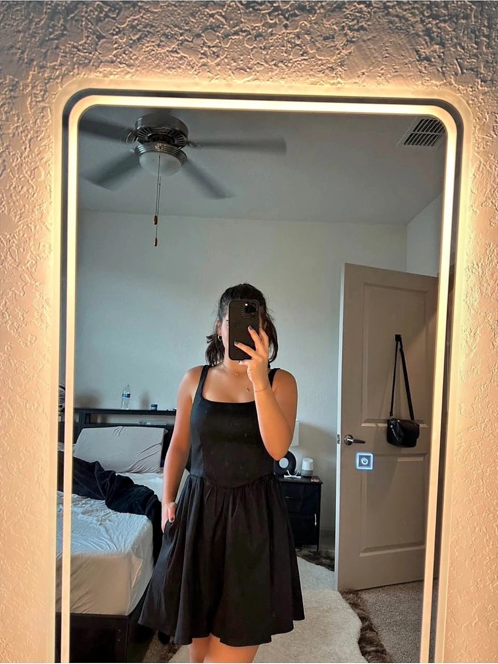 francesca's Women's Mini Dress in Black Size Medium NWT